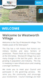 Mobile Screenshot of cityofwestworth.com