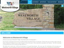 Tablet Screenshot of cityofwestworth.com